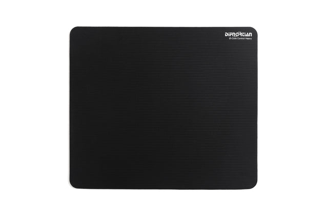 Difnørtian Ø-Core Control Heavy black control gaming mousepad, front view